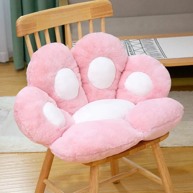 Fluffy Bear Paw Chair Cushion