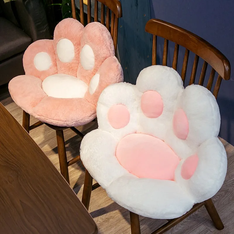 Fluffy Bear Paw Chair Cushion