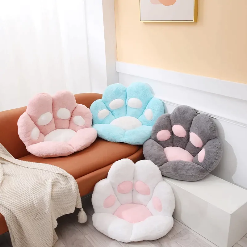 Fluffy Bear Paw Chair Cushion