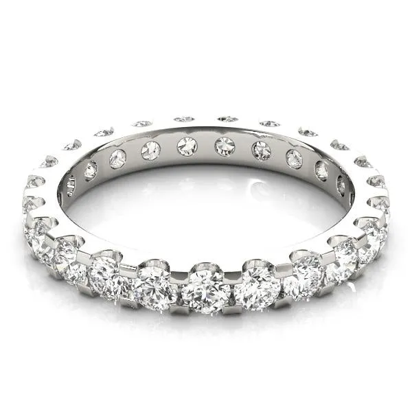 GAIA 4.30 Carat Diamond Eternity Band in 14K/ 18K/ Platinum GIA Graded 25 pointer G Color SI1 Clarity By Mike Nekta SIZE 7