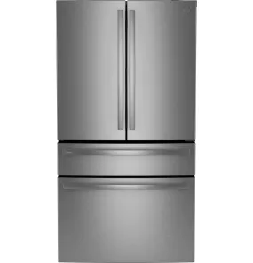 GE Profile Series ENERGY STAR 28.7 Cu. Ft. Smart Fingerprint Resistant 4-Door French-Door Refrigerator With Dual-Dispense AutoFill Pitcher