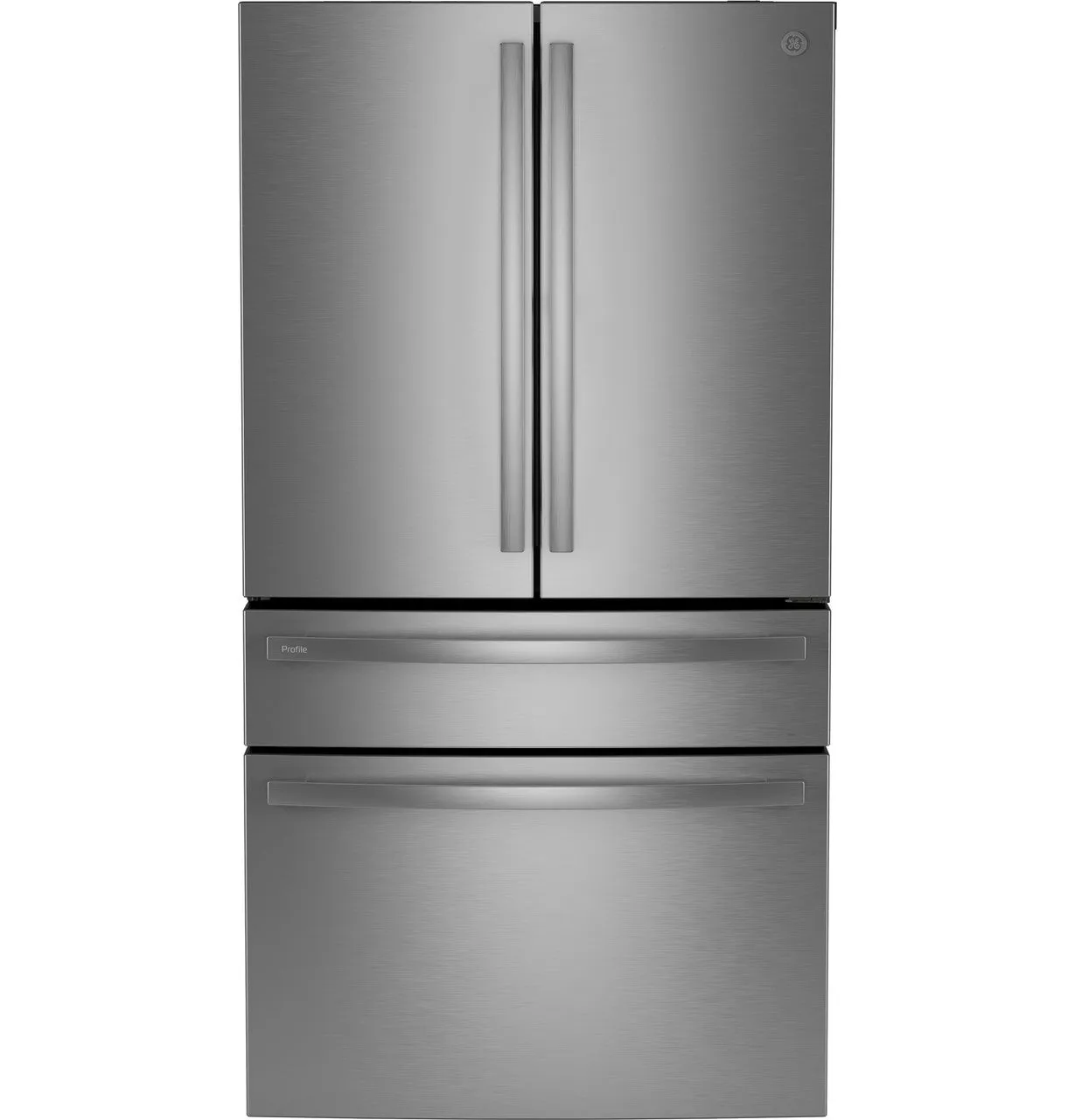 GE Profile Series ENERGY STAR 28.7 Cu. Ft. Smart Fingerprint Resistant 4-Door French-Door Refrigerator With Dual-Dispense AutoFill Pitcher