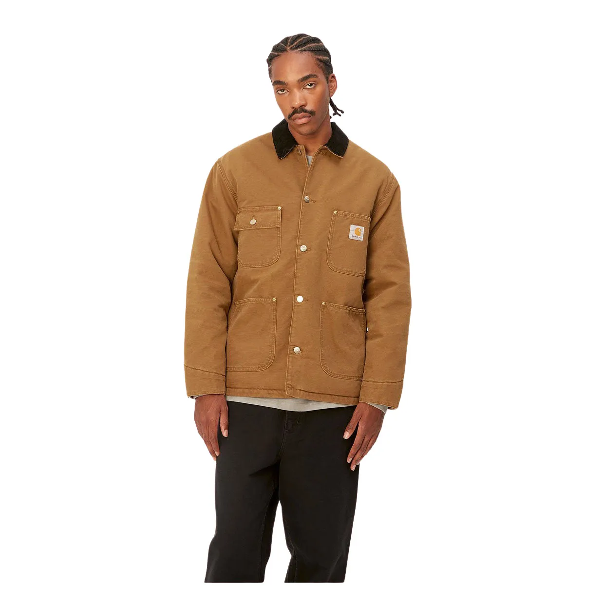 Giubbino Uomo Carhartt WIP OG Chore Coat Marrone