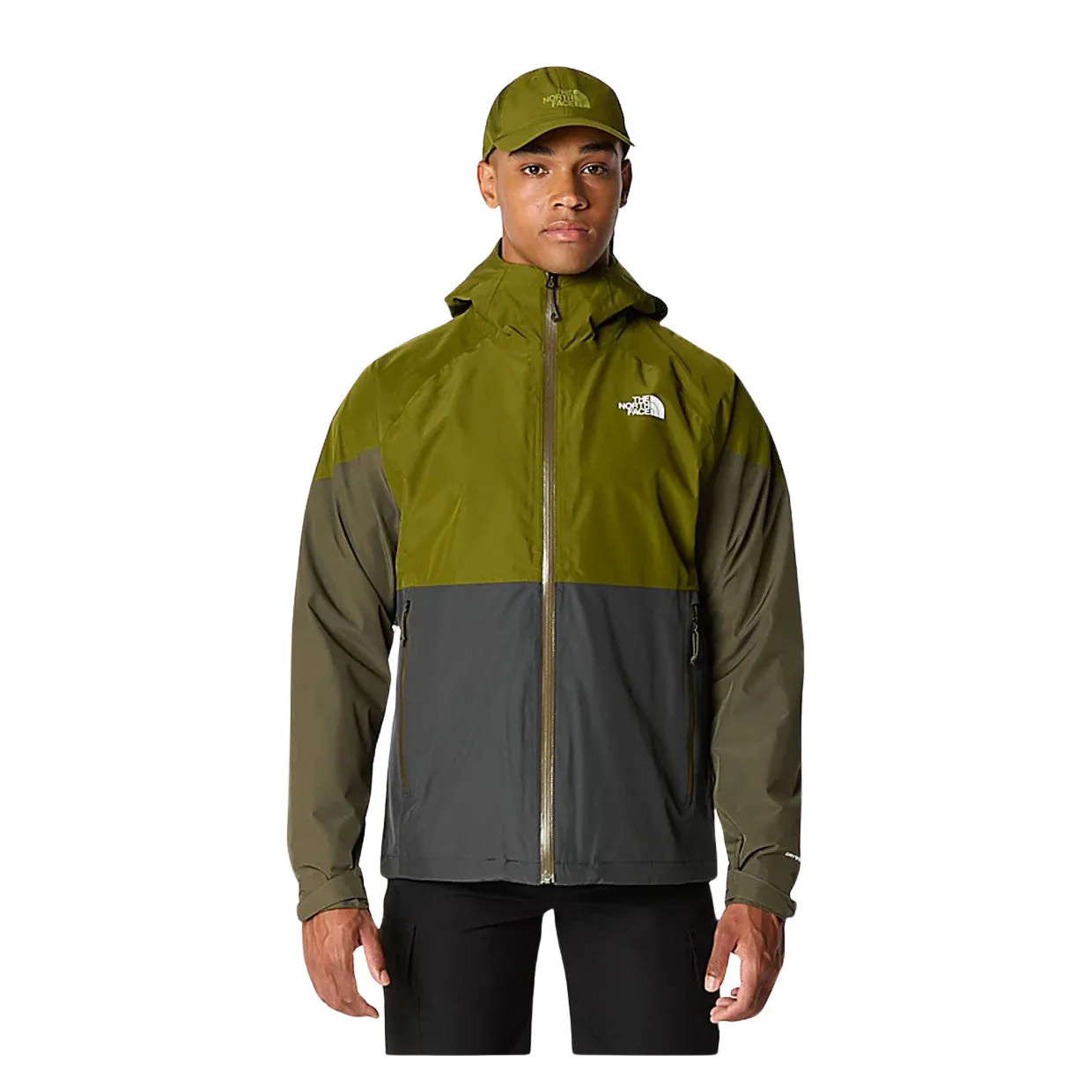 Giubbino Uomo The North Face Lightning Zip-in Verde / Marrone / Grigio