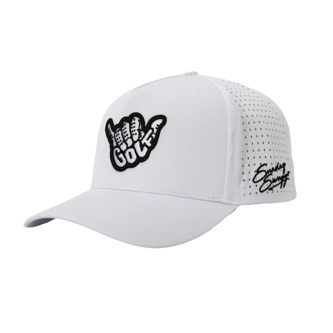 Golf Shaka Hat - White