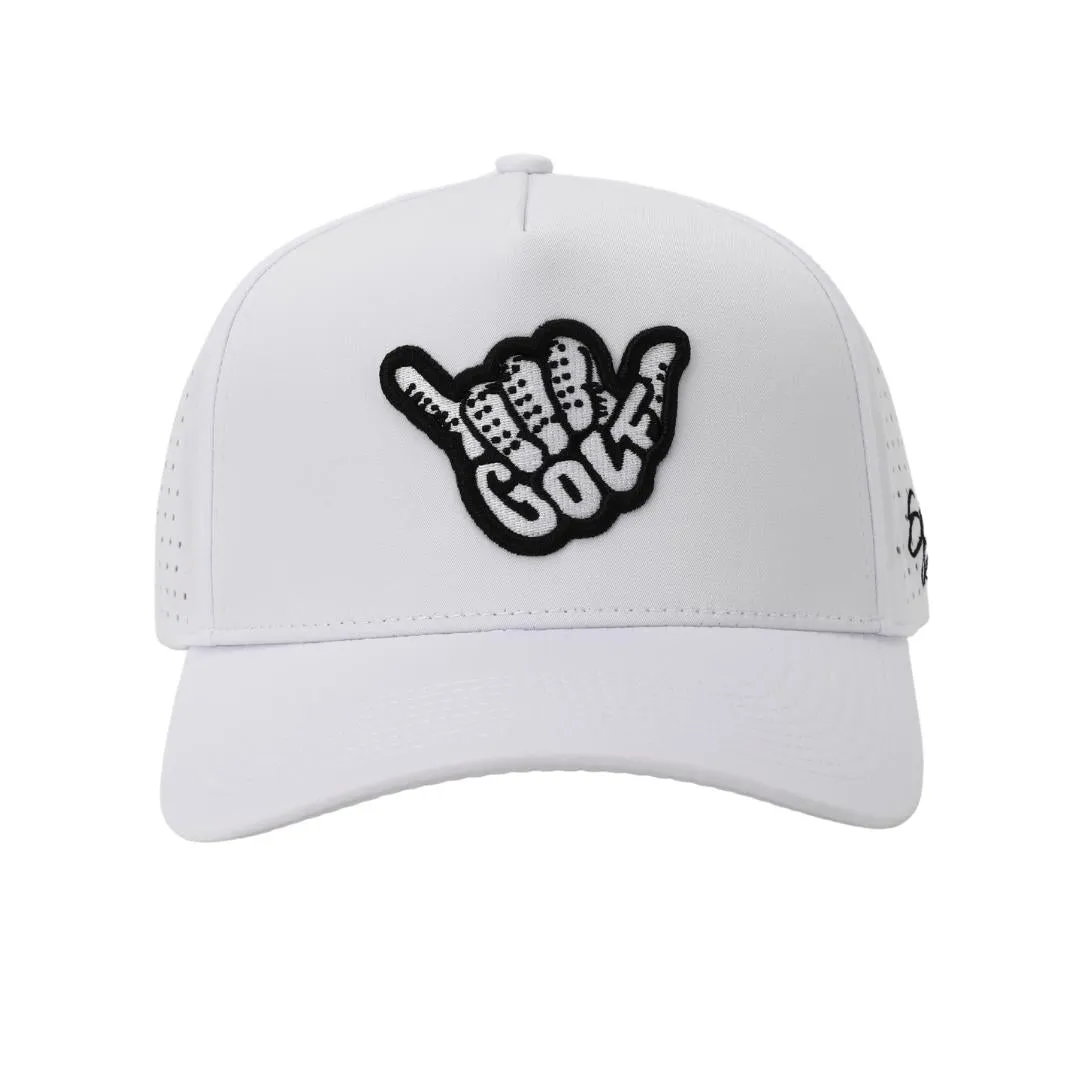 Golf Shaka Hat - White