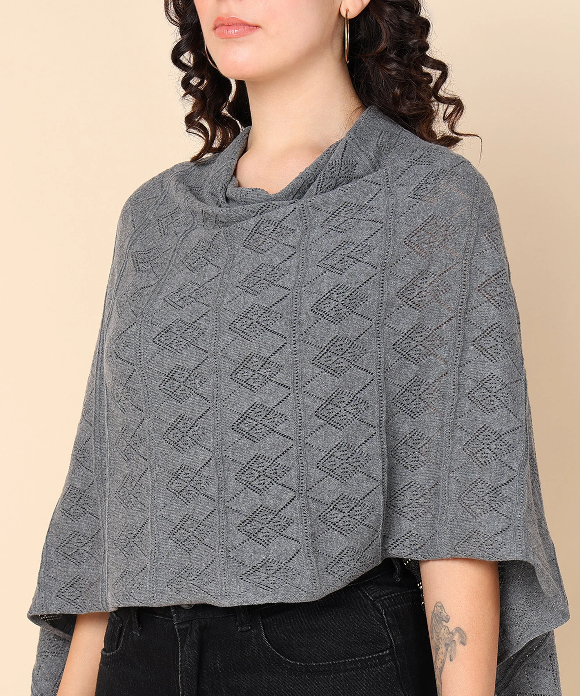 Grey Diamond Designed Feeding & Nursing Cover