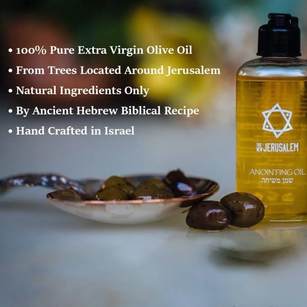 Holy Anointing Oil Spiritual from Jerusalem Handmade for Ceremony Religious Use 7.5 ml.- 0.25 fl. Oz