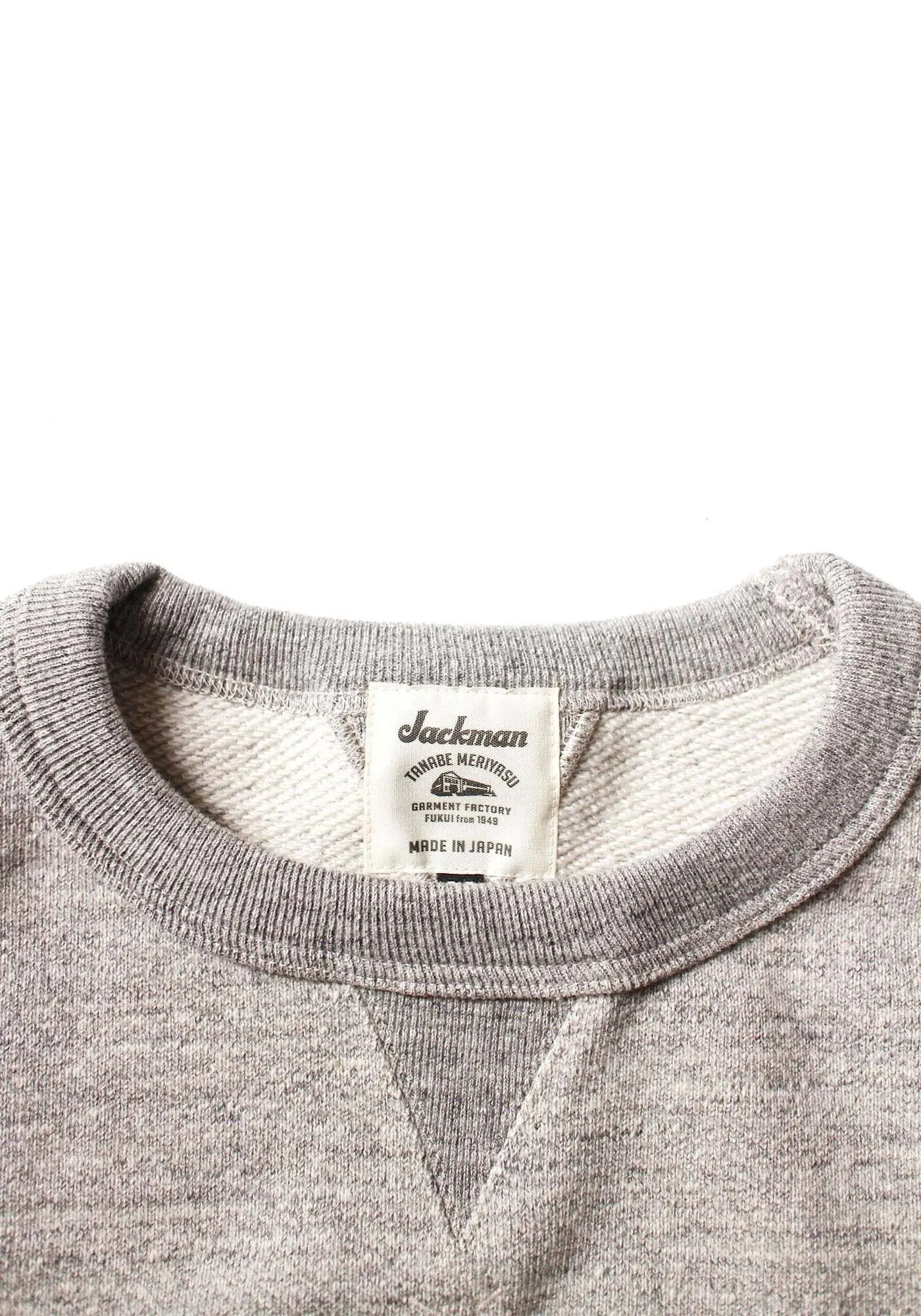 Jackman - GG Sweat Crewneck in Heather Grey