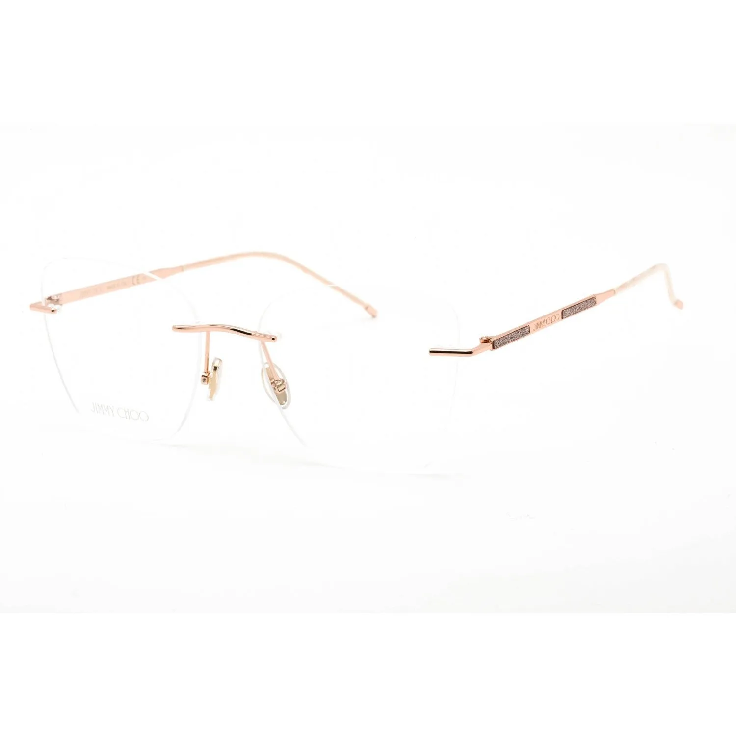 Jimmy Choo JC363 Eyeglasses Gold Copper / Clear Lens