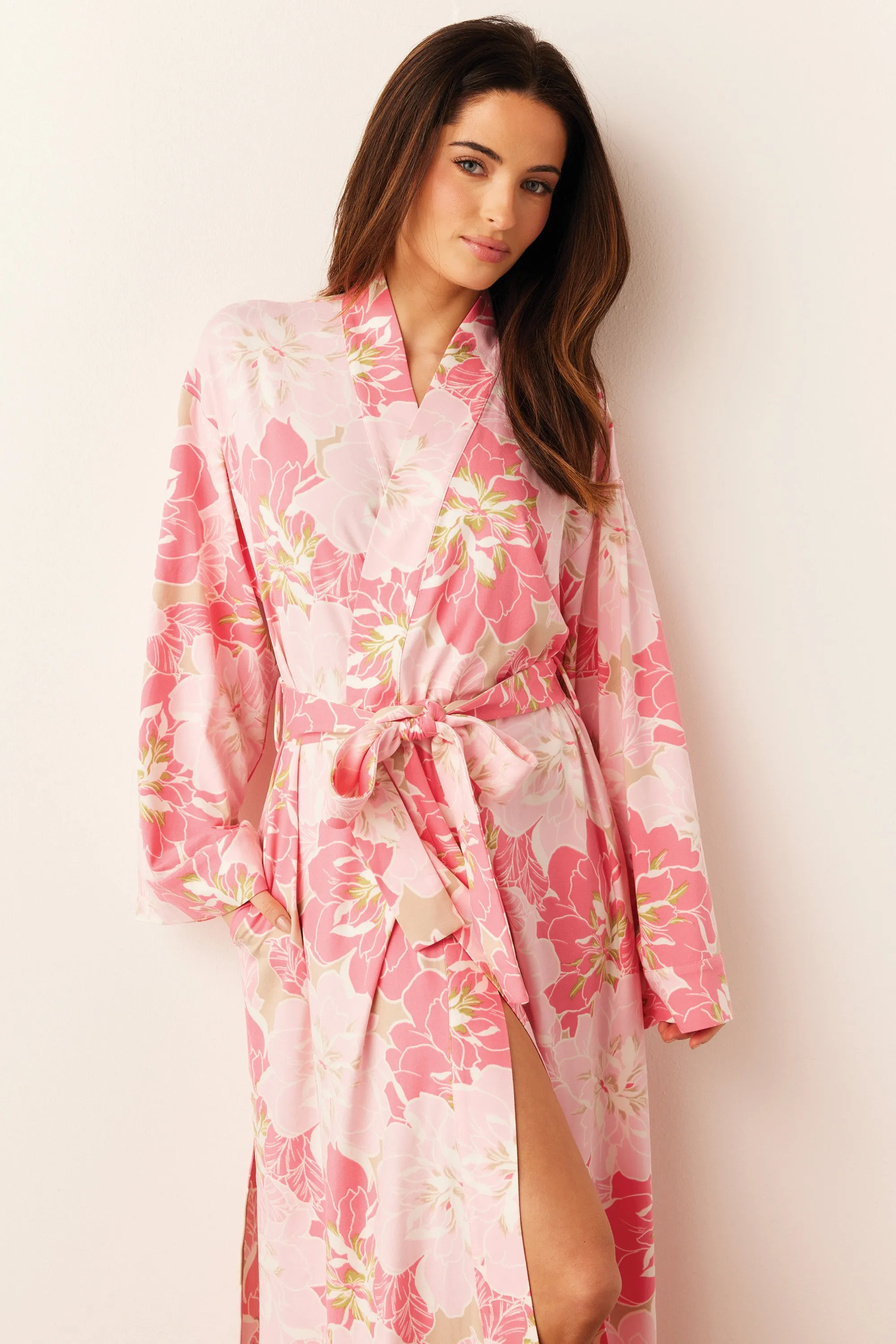 Kaia Kimono Robe | Dahlia