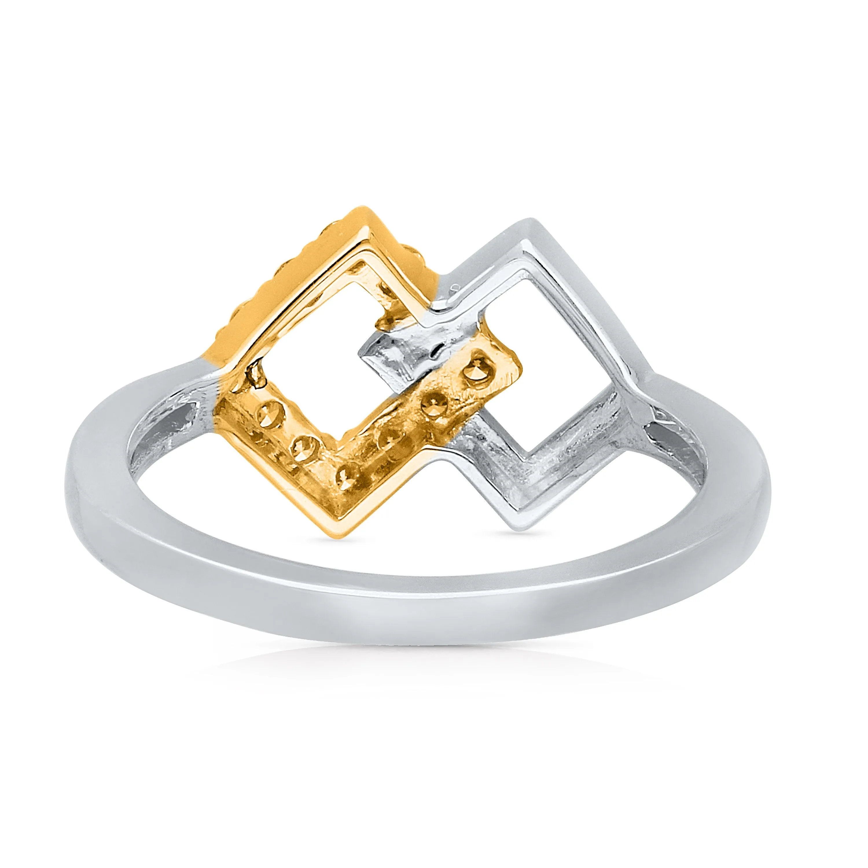 Kallati Eternal Diamond Ring in 14K Two-Tone Gold