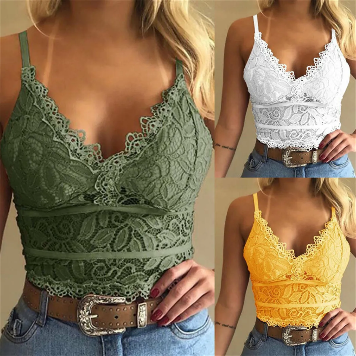 Lace Floral Bralette