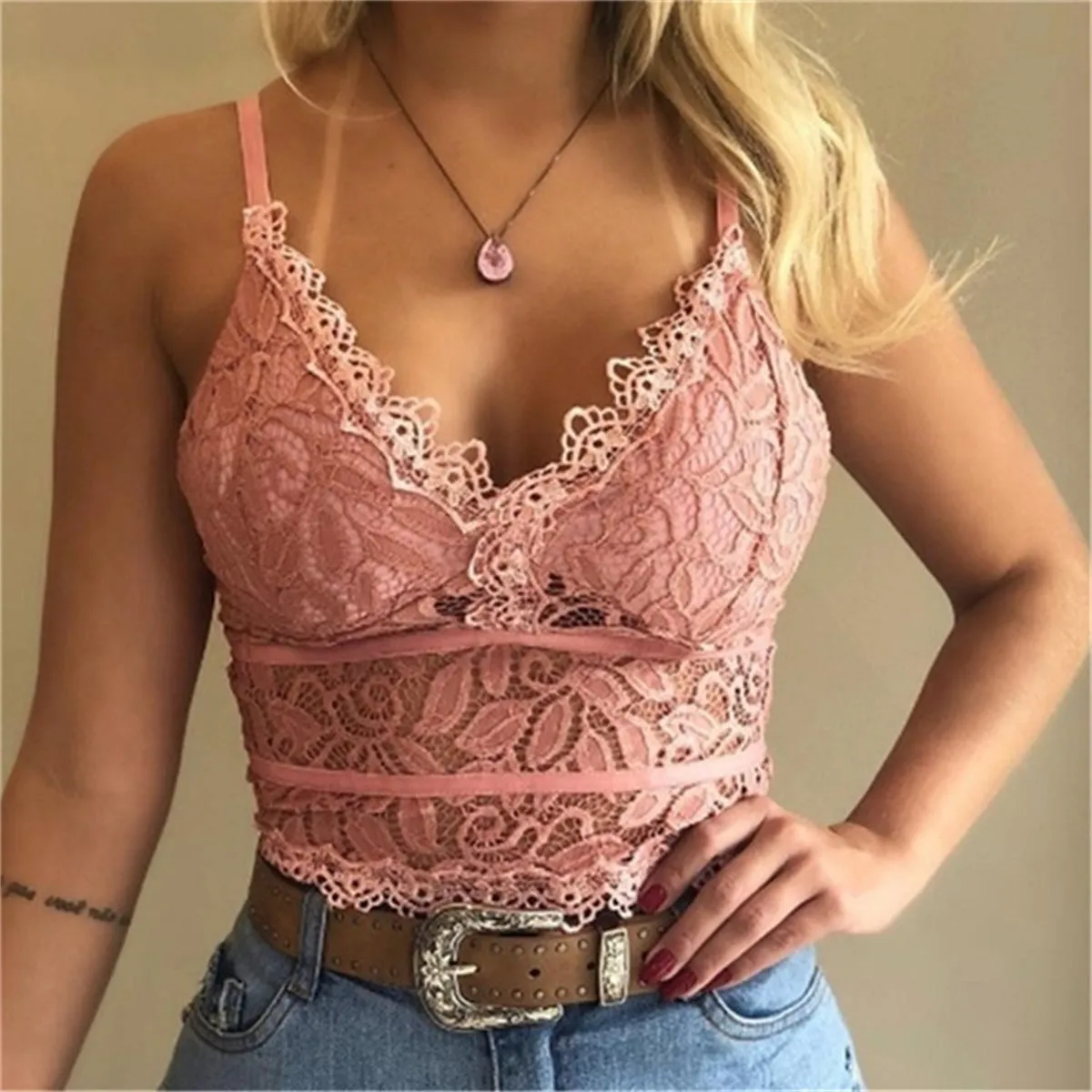 Lace Floral Bralette