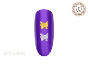 Lacewing Butterfly Ultra Thin Nail Art Metal Decoration- 25 pcs