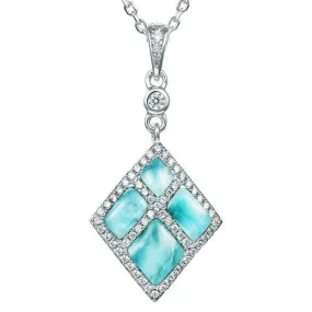 Larimar Southern Cross Pendant