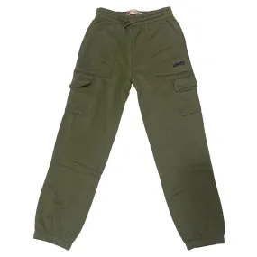 Levi's Kids boys' sports trousers with big pockets 9EJ211-E6U olive