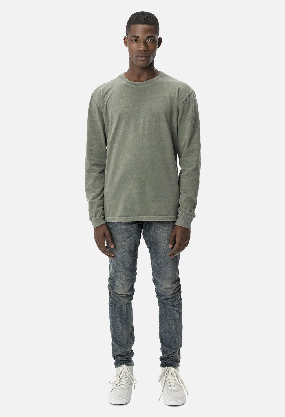 LS Classic Tee / Washed Army