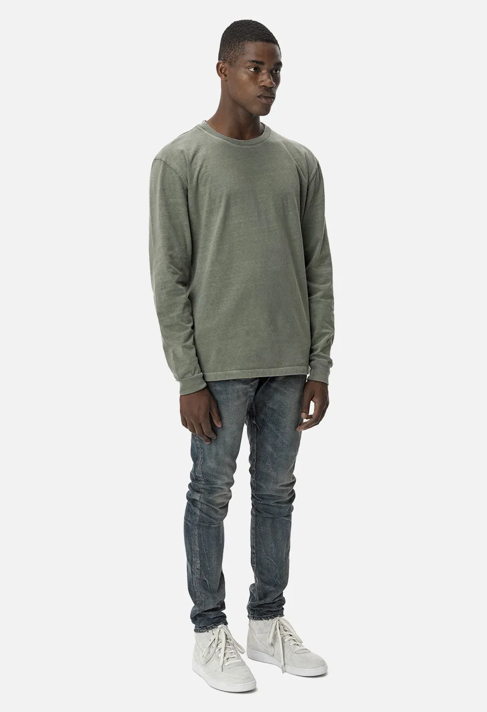 LS Classic Tee / Washed Army