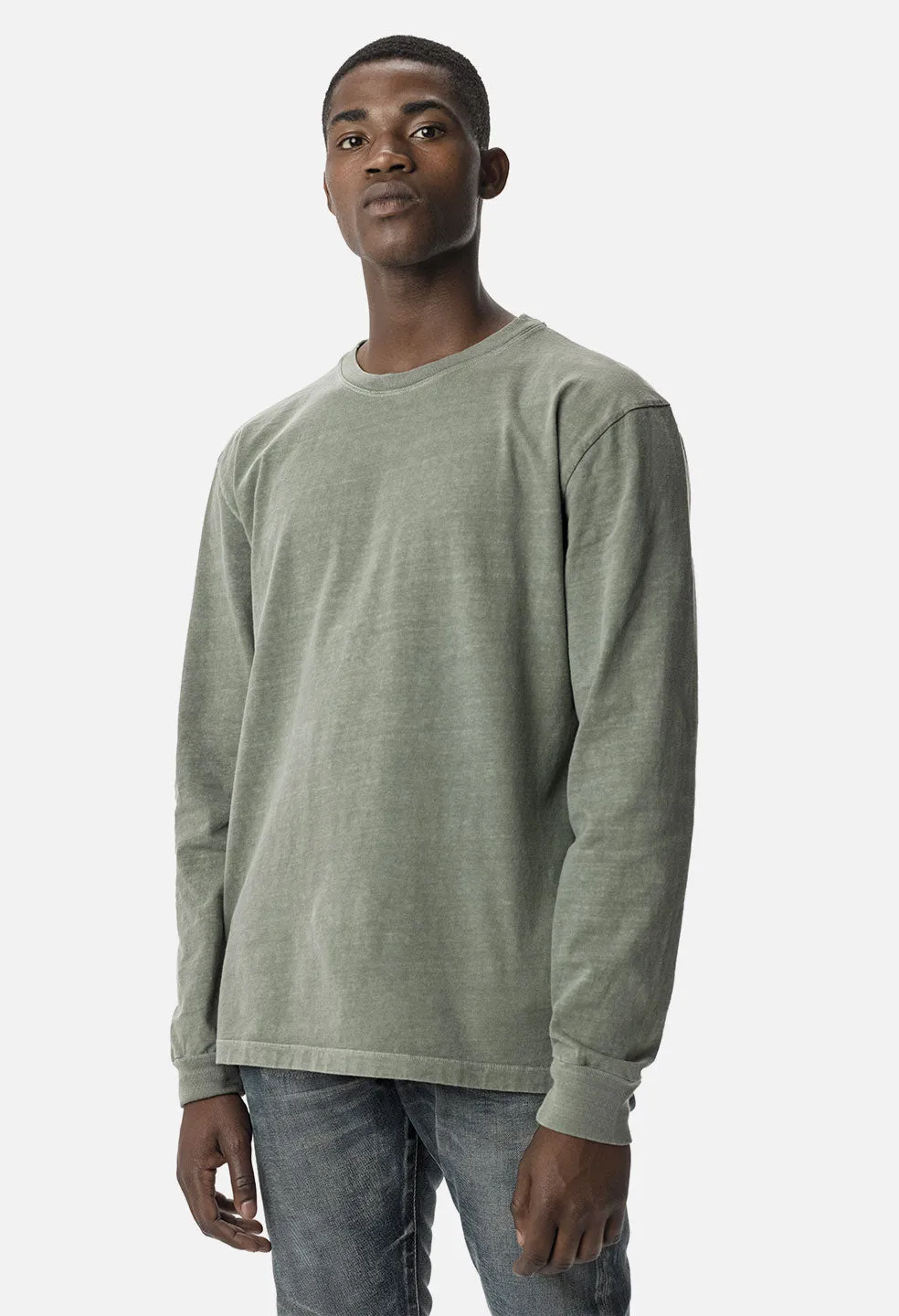 LS Classic Tee / Washed Army