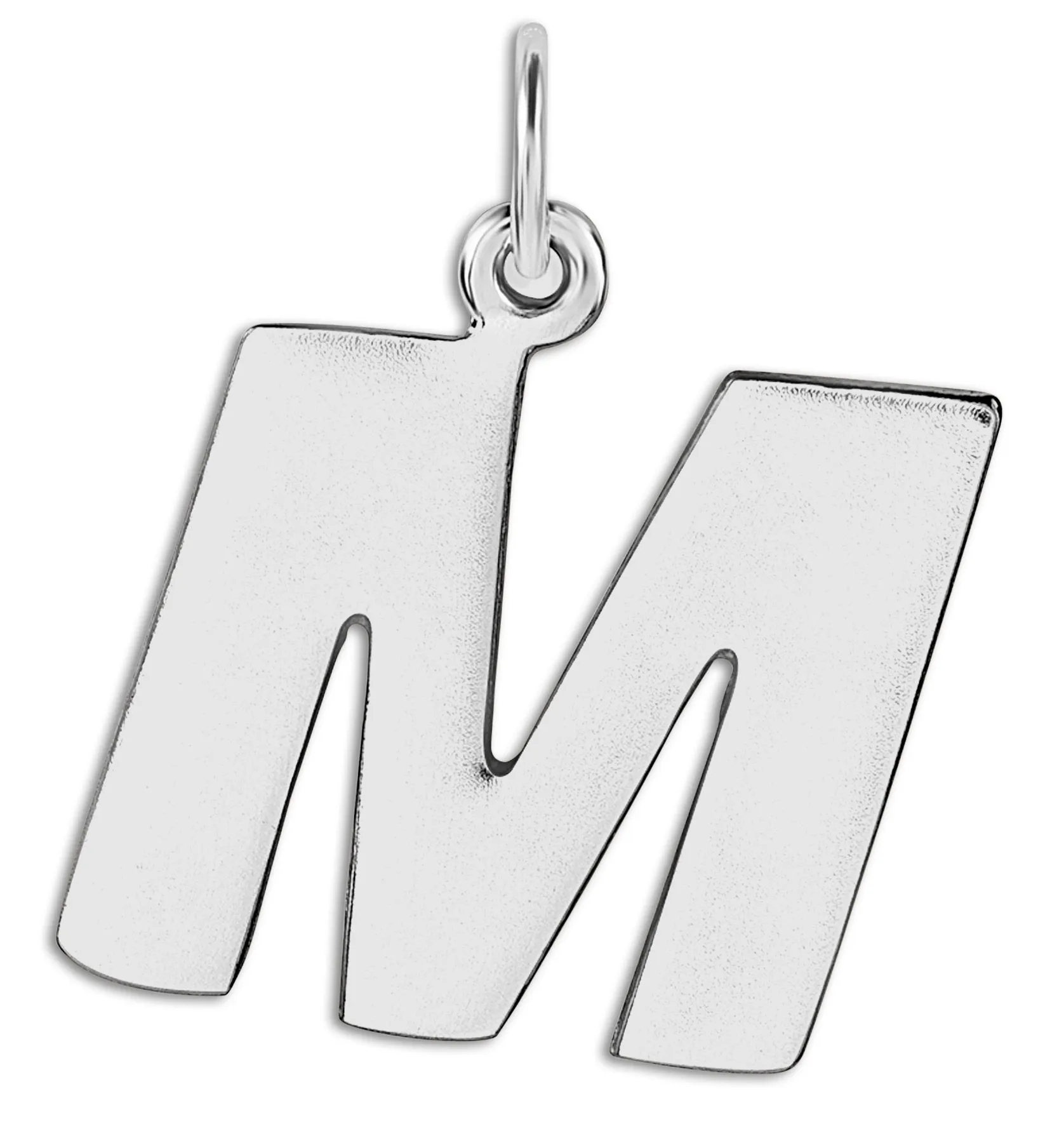 M Cutout Letter Charm