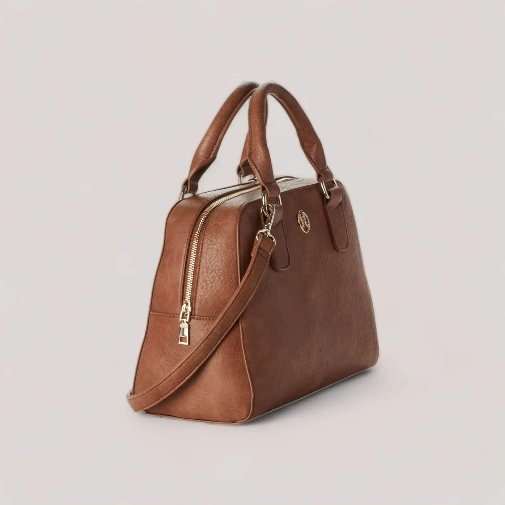 MADELYN | Camel Classic Satchel