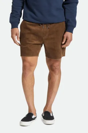 Madrid II Corduroy Short 5 - Dark Earth