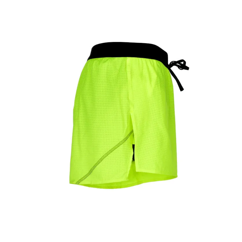 Men's Aeropro 3" Half Split Shorts- Neon Yellow