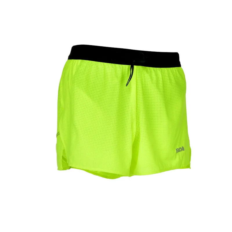 Men's Aeropro 3" Half Split Shorts- Neon Yellow