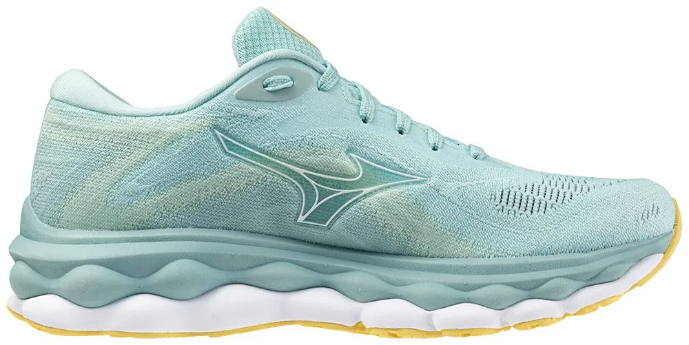 Mizuno Women's Wave Sky 7 - Eggshell Blue/White