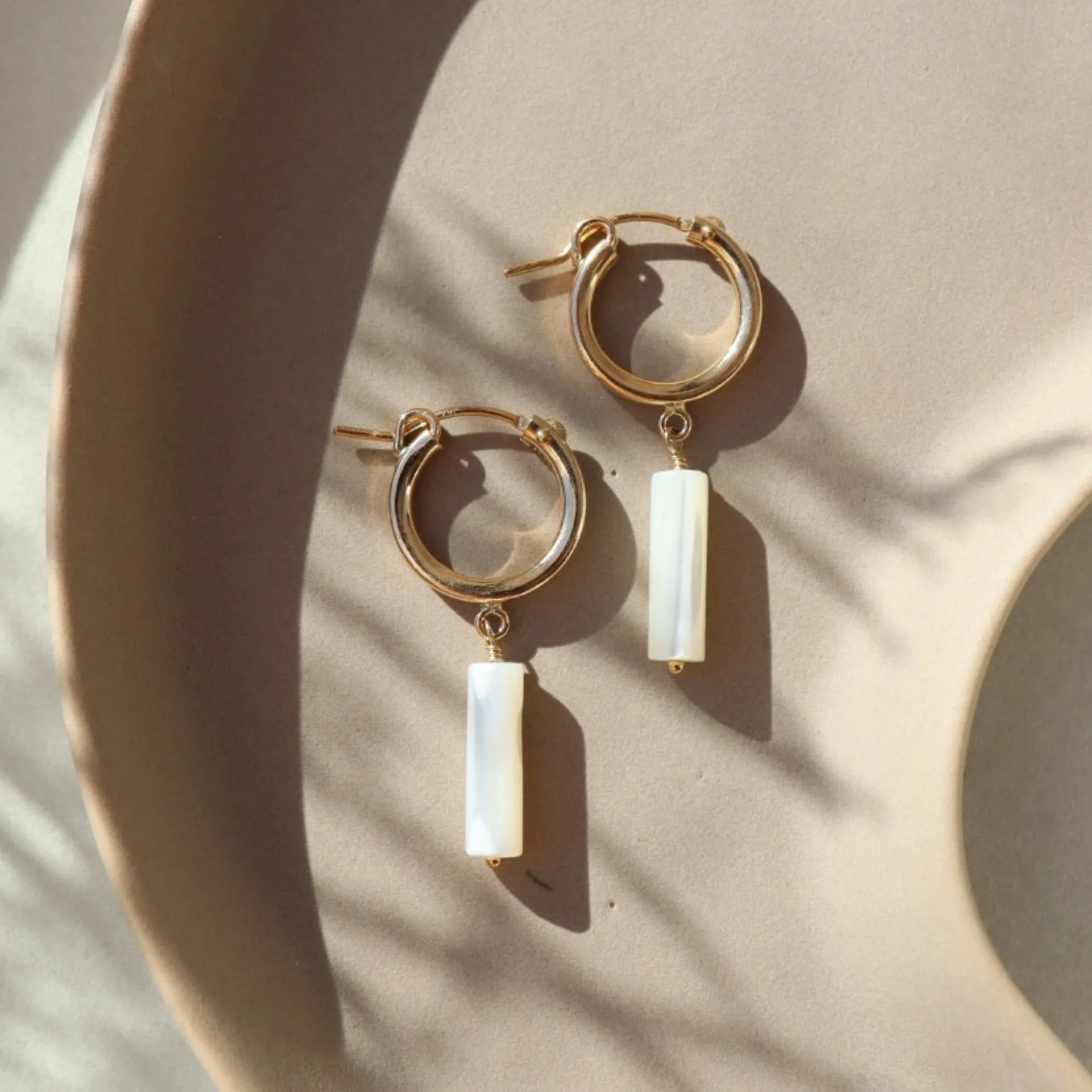 Mother of Pearl Hoops | Wholesale