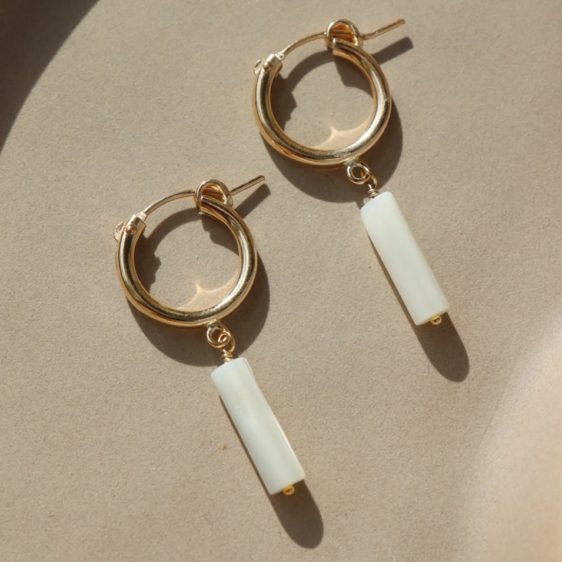 Mother of Pearl Hoops | Wholesale