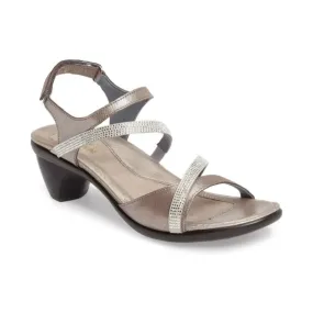 Naot Women's Innovate Heel Sandal - Silver Threads/Beige