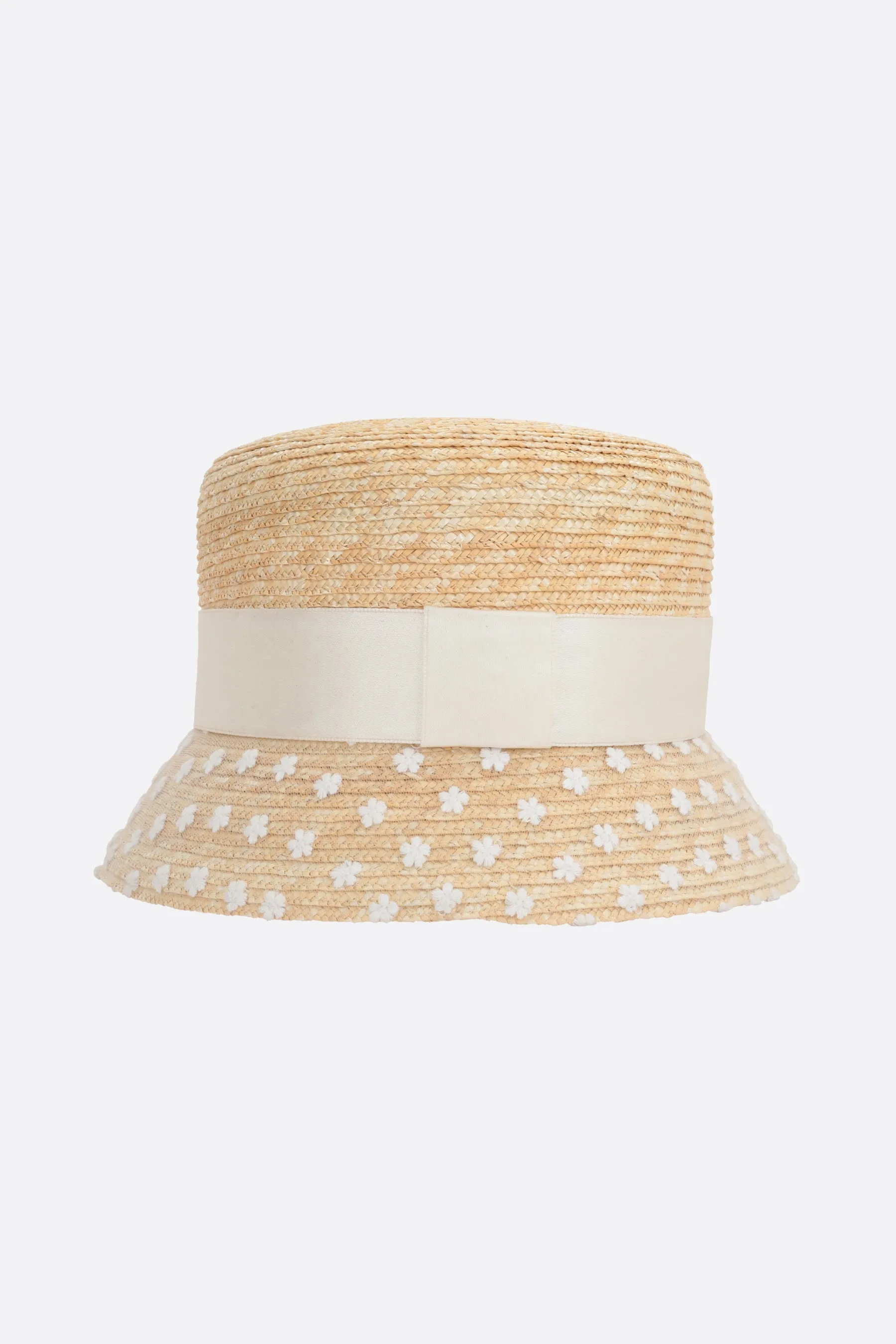 New Kendall straw bucket hat