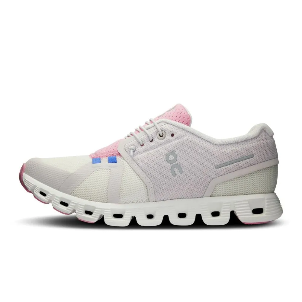 On Women's Cloud 5 Push - Ivory/Blossom