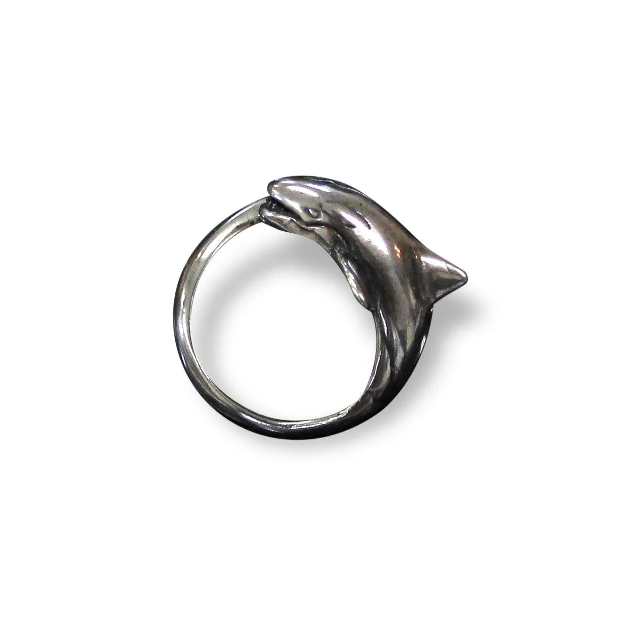 Orca Ring Silver Killer Whale