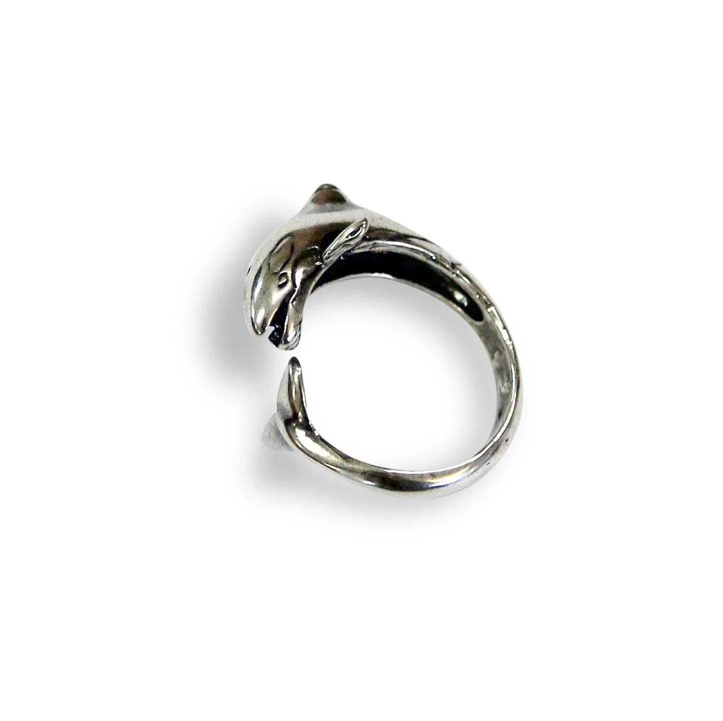 Orca Ring Silver Killer Whale