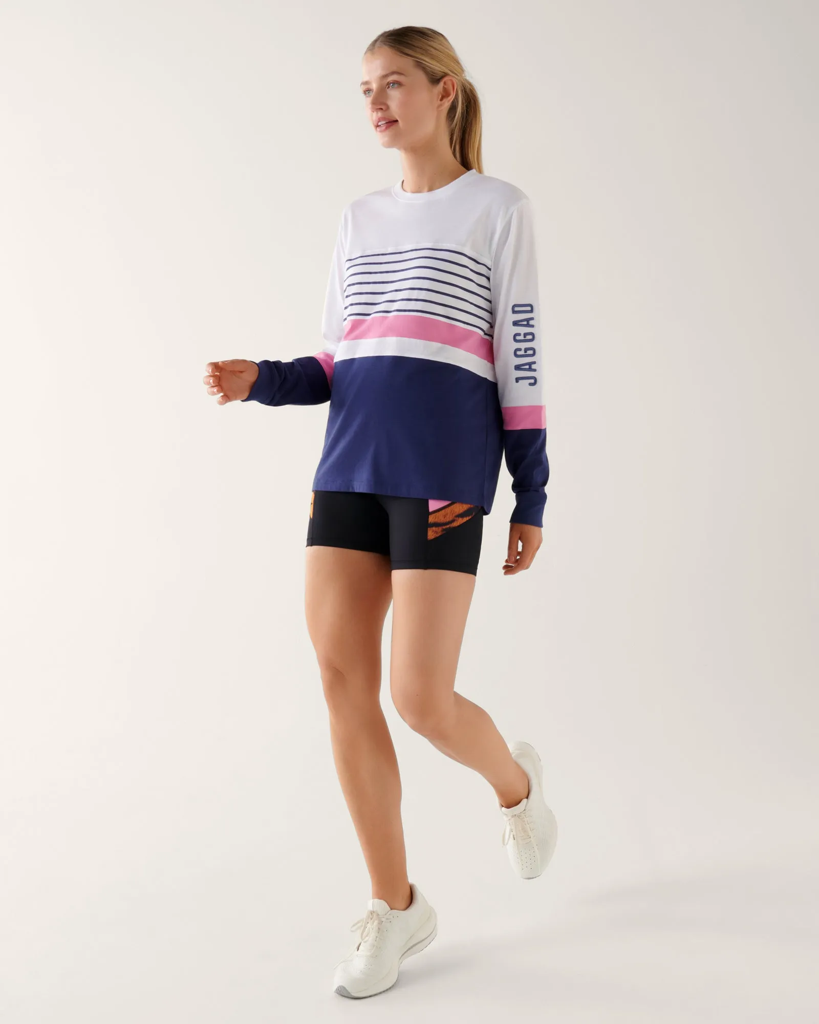 PALISADES LONG SLEEVE PANELLED TEE