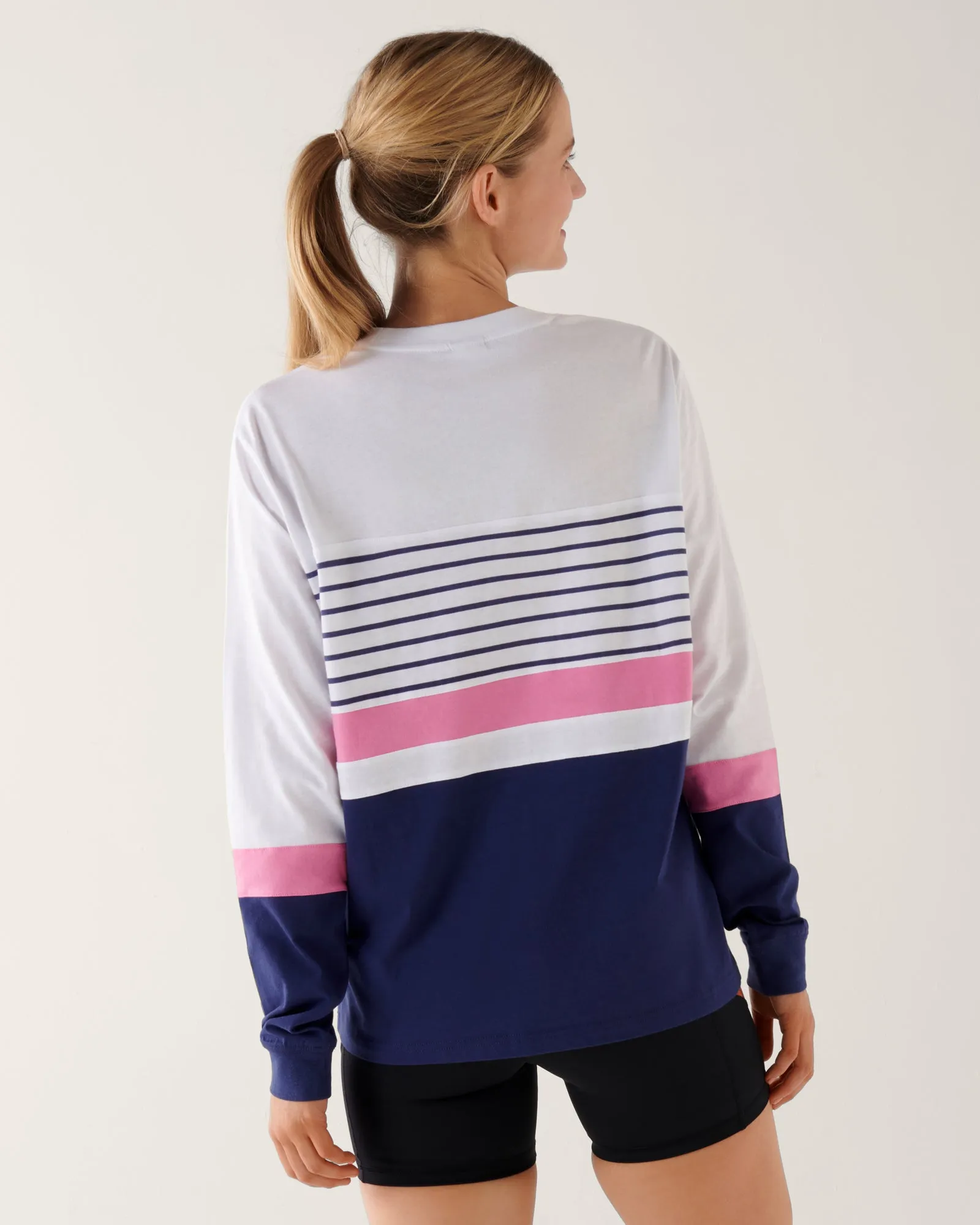 PALISADES LONG SLEEVE PANELLED TEE