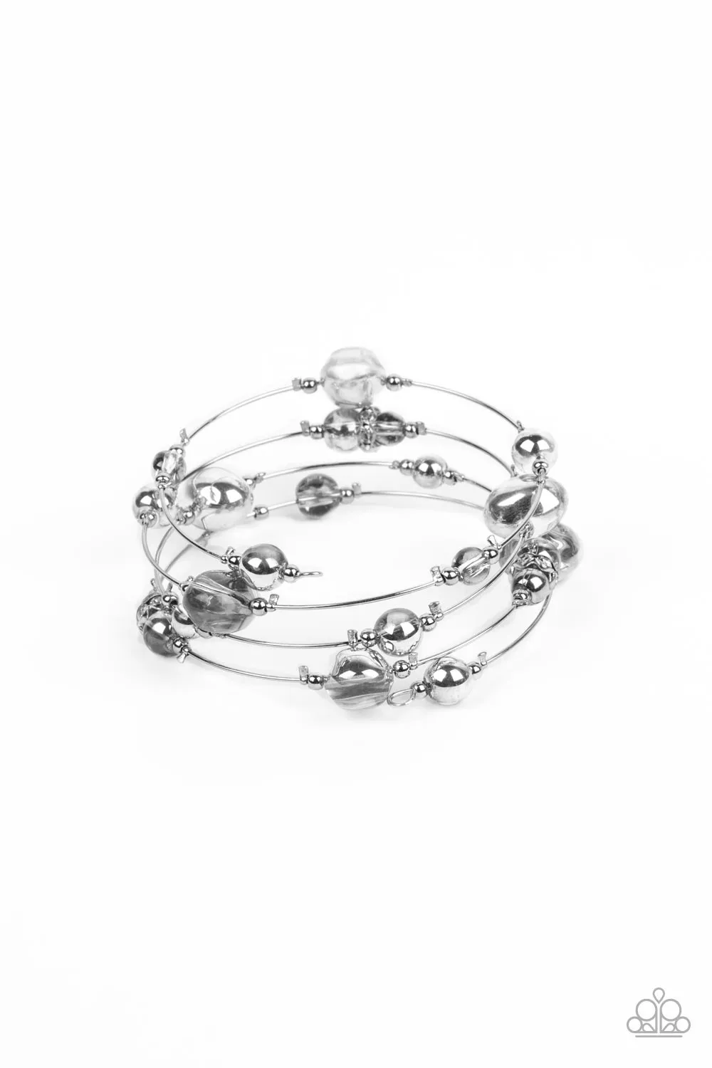 Paparazzi Optical Auras - Silver Bracelet