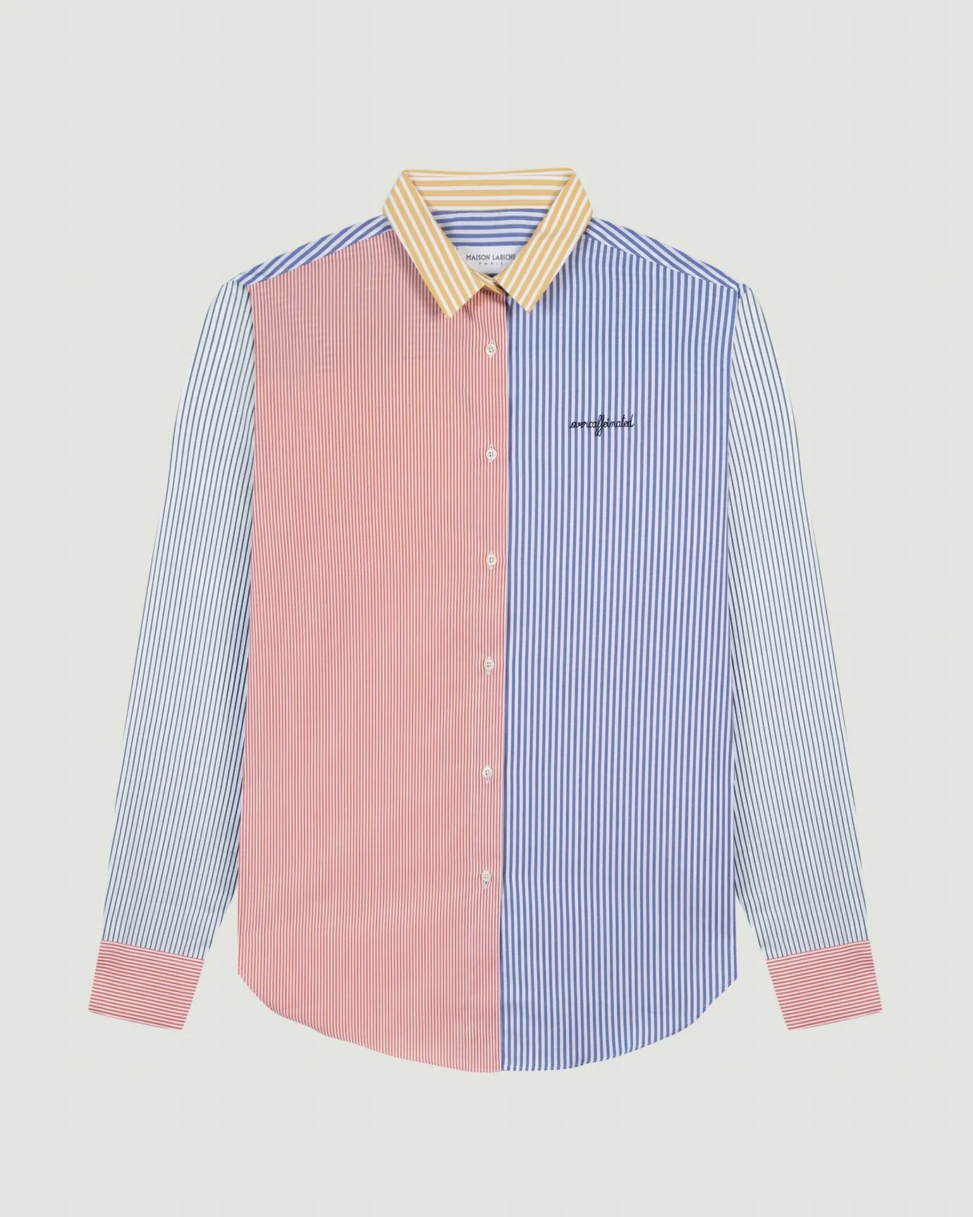 "Overcafeinated" saint ger poplin shirt