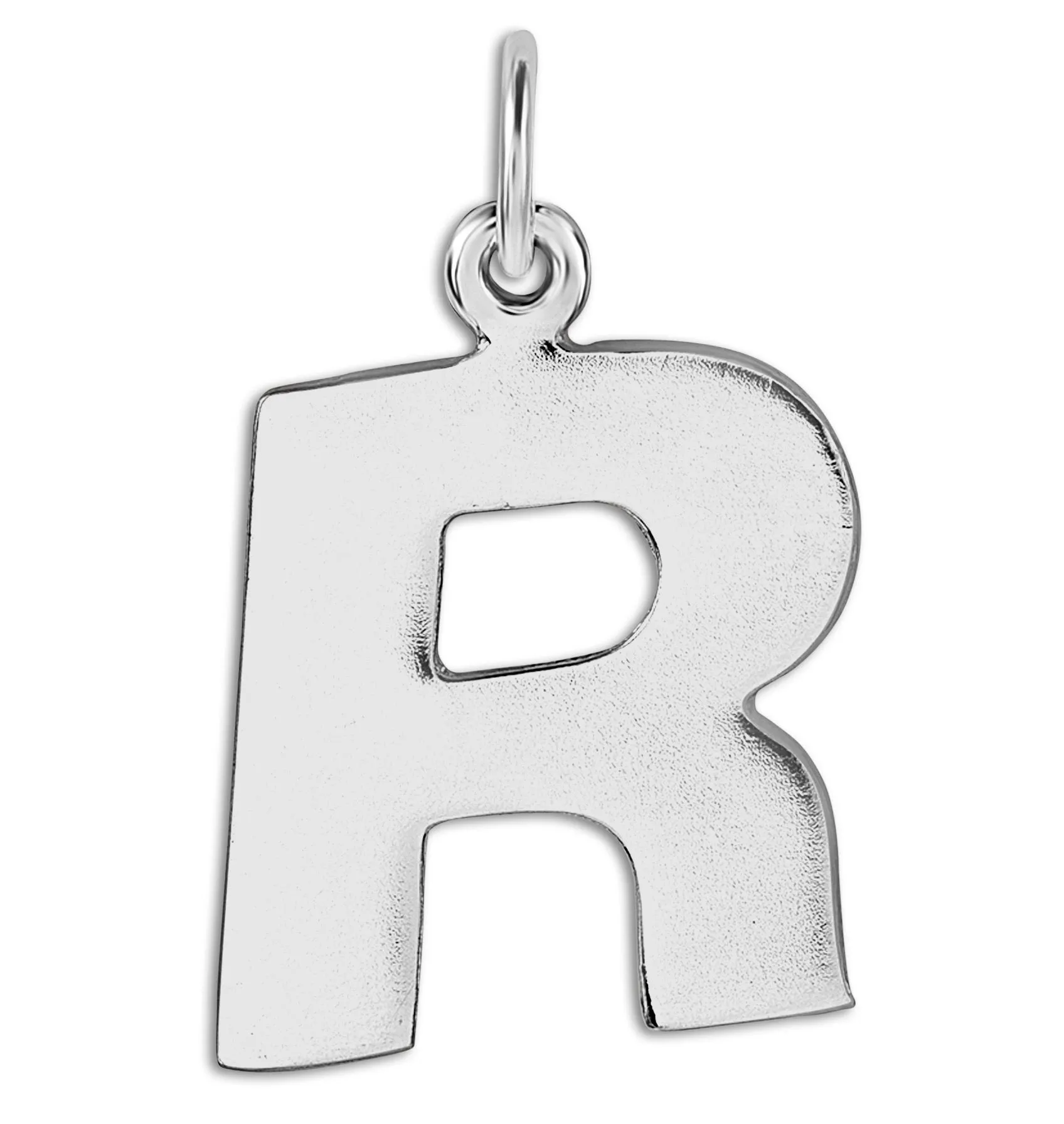 R Cutout Letter Charm