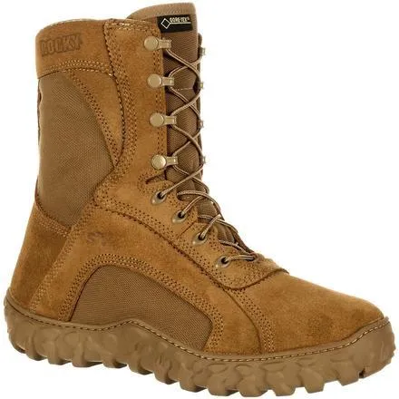 Rocky Men's S2V Gore-Tex WP Insulated Military Boot - Brown- RKC055