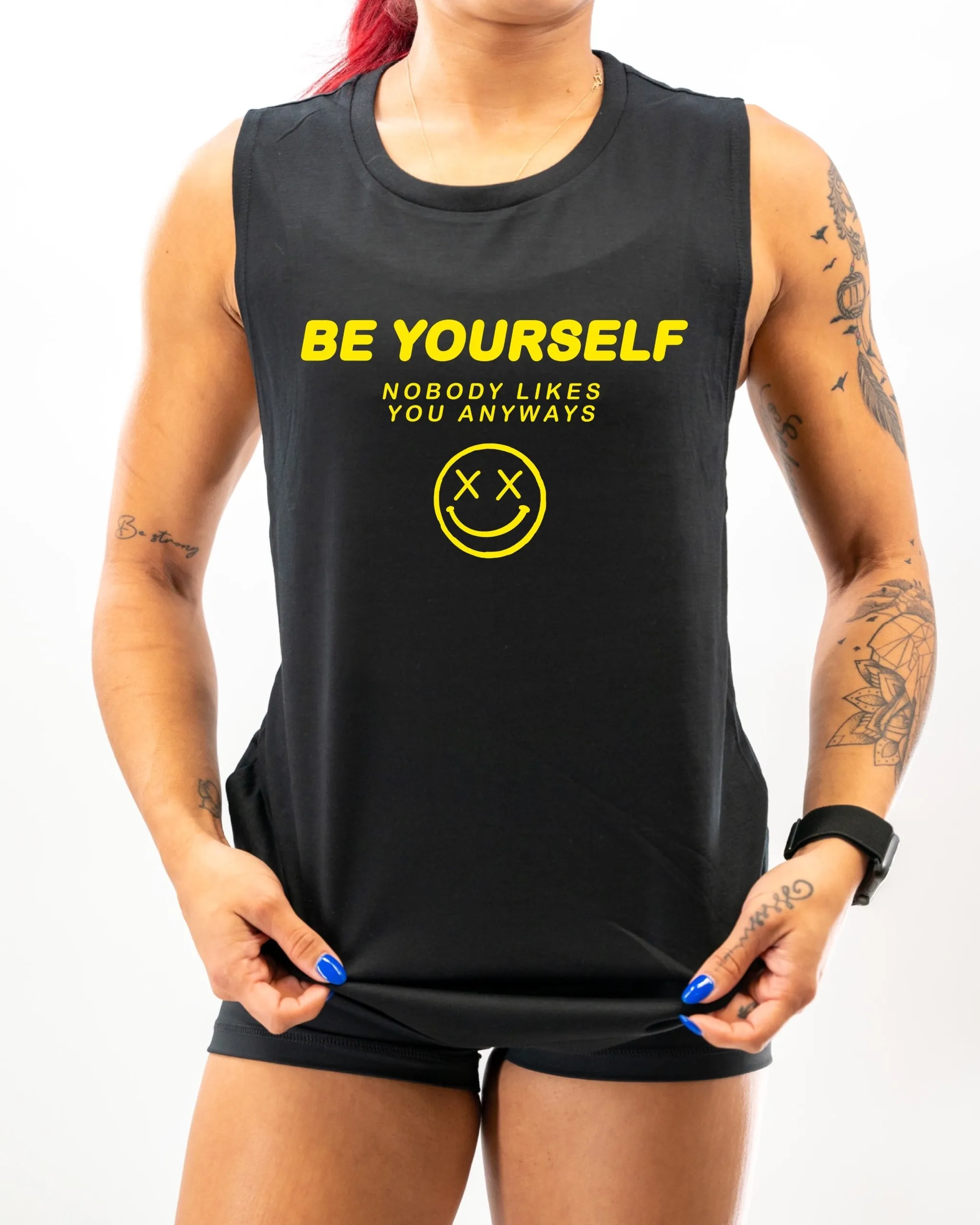 Salty Savage Ladies "Be Yourself" Muscle Tank