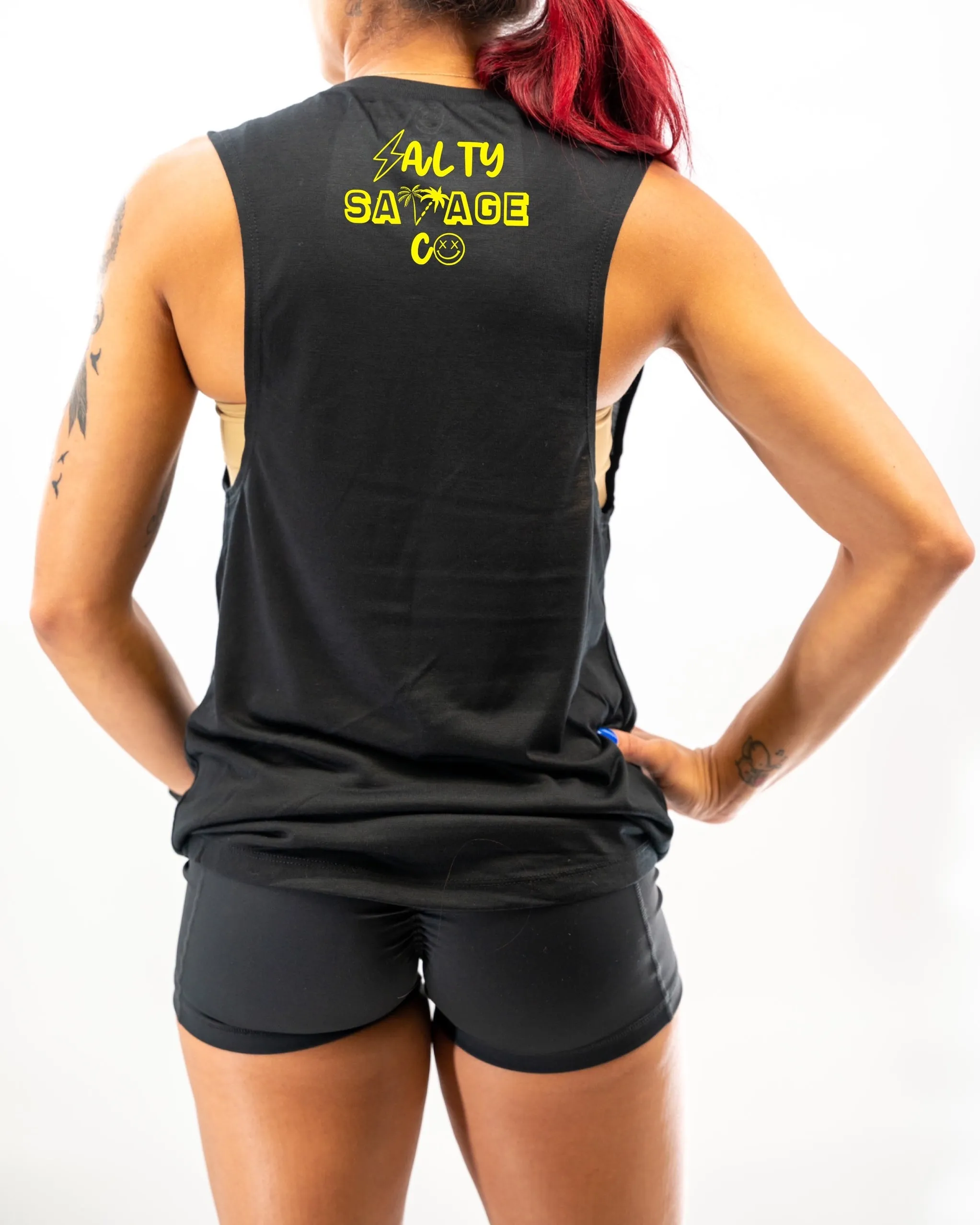 Salty Savage Ladies "Be Yourself" Muscle Tank