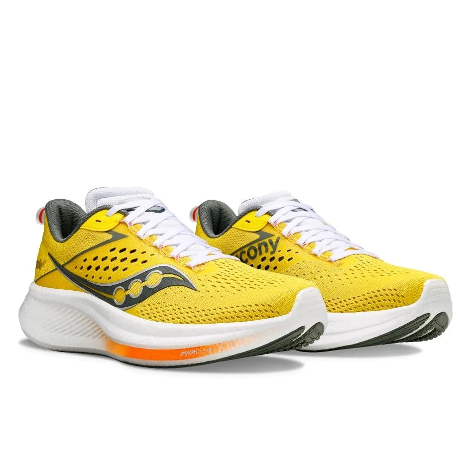 Saucony Ride 17 Men's Running Shoes SS24 Canary / Bough