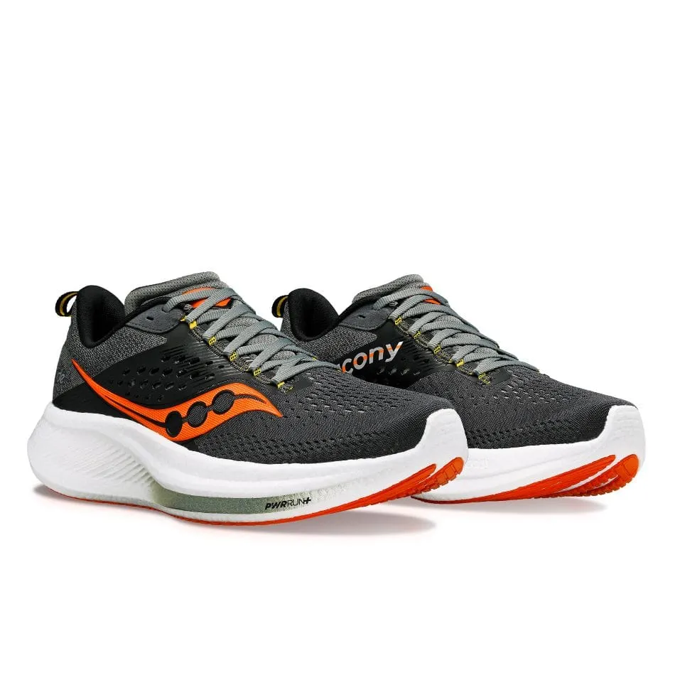 Saucony Ride 17 Men's Running Shoes SS24 Shadow / Pepper