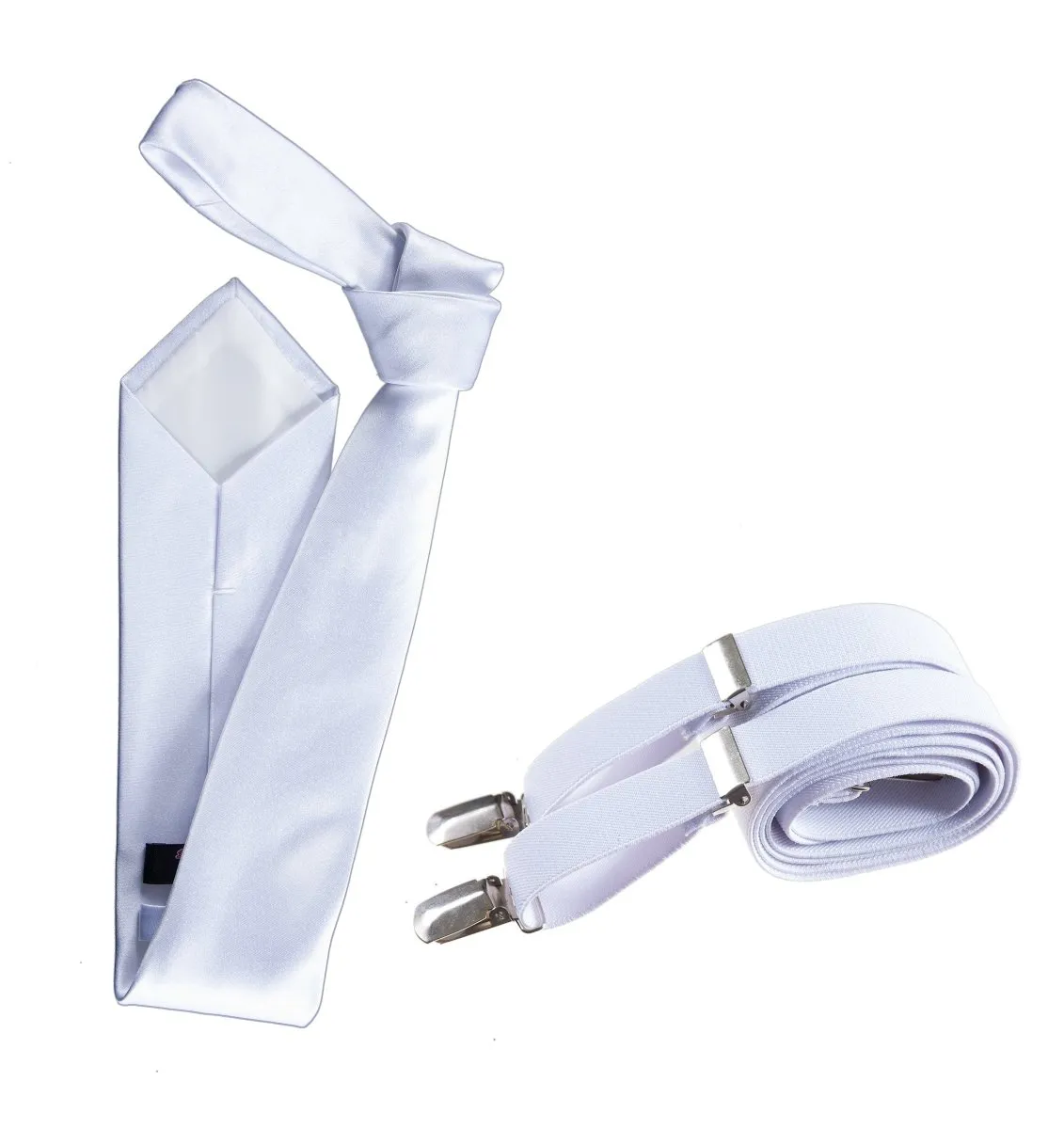 Self-Tie Windsor Necktie with Matching  Suspender - Tuxgear Inc.