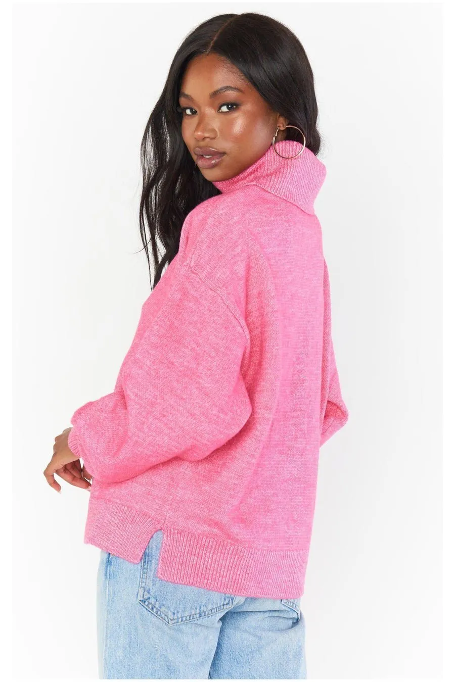 Show Me Your Mumu Chester Hot Pink Knit Jumper