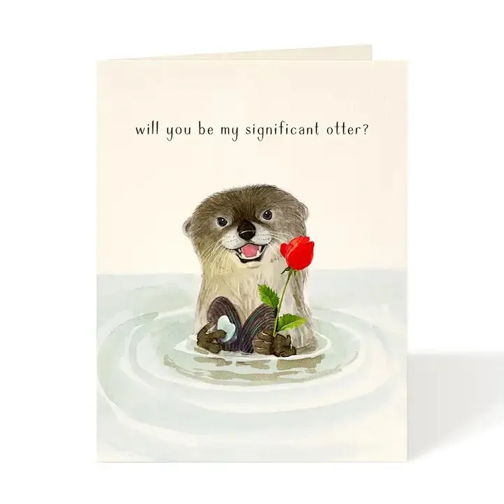 Significant Otter Greeting Card